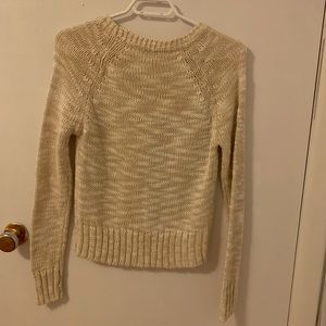 Beige knit sweater